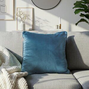 SOGA 2X 45cm Velvet Pillowcase (Deep Teal)